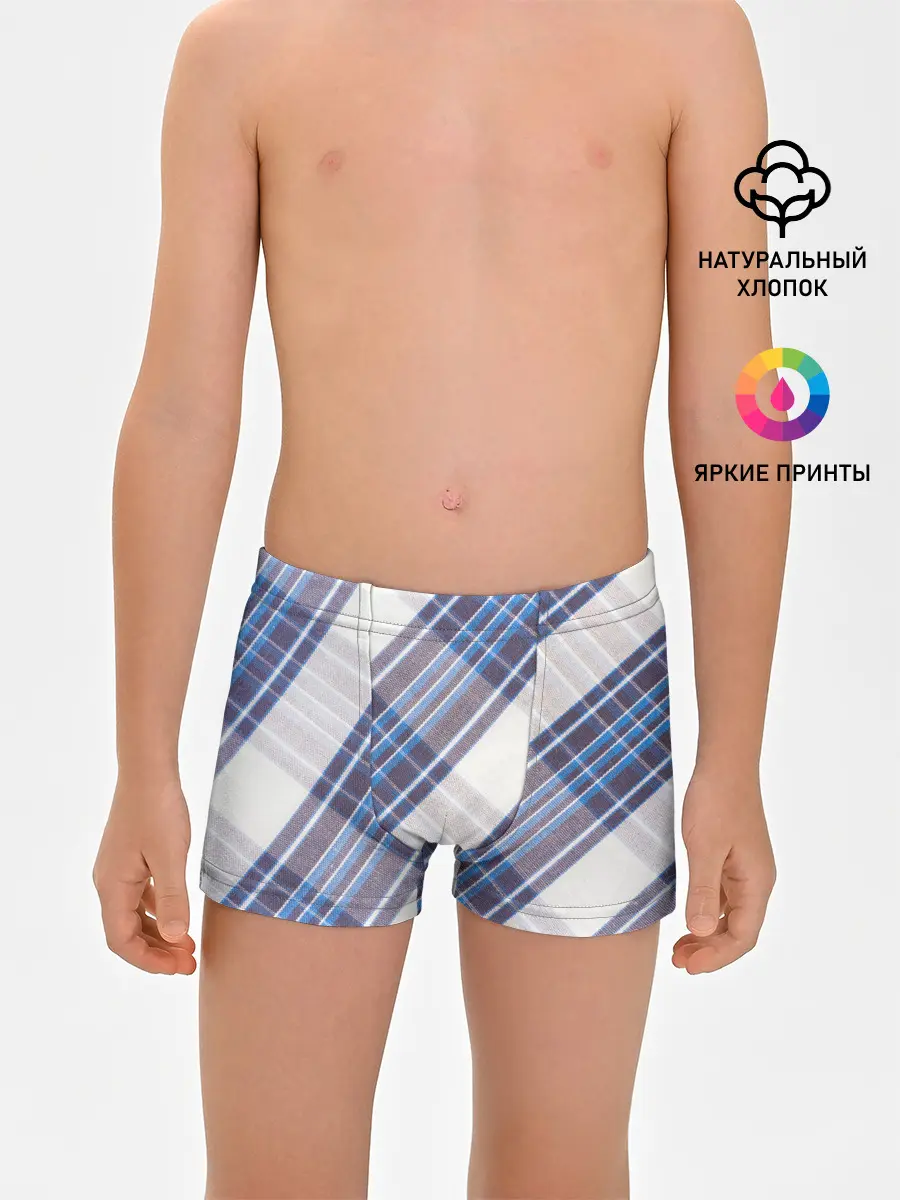 Трусы для мальчиков / Шотландка | Scottish | Tartan