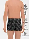 Трусы для мальчиков / Черно белые кактусы