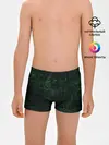 Трусы для мальчиков / Темно-зеленый мраморный узор