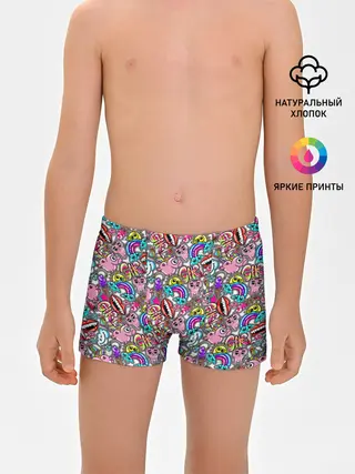 Трусы для мальчиков / сумасшедший стикербомб