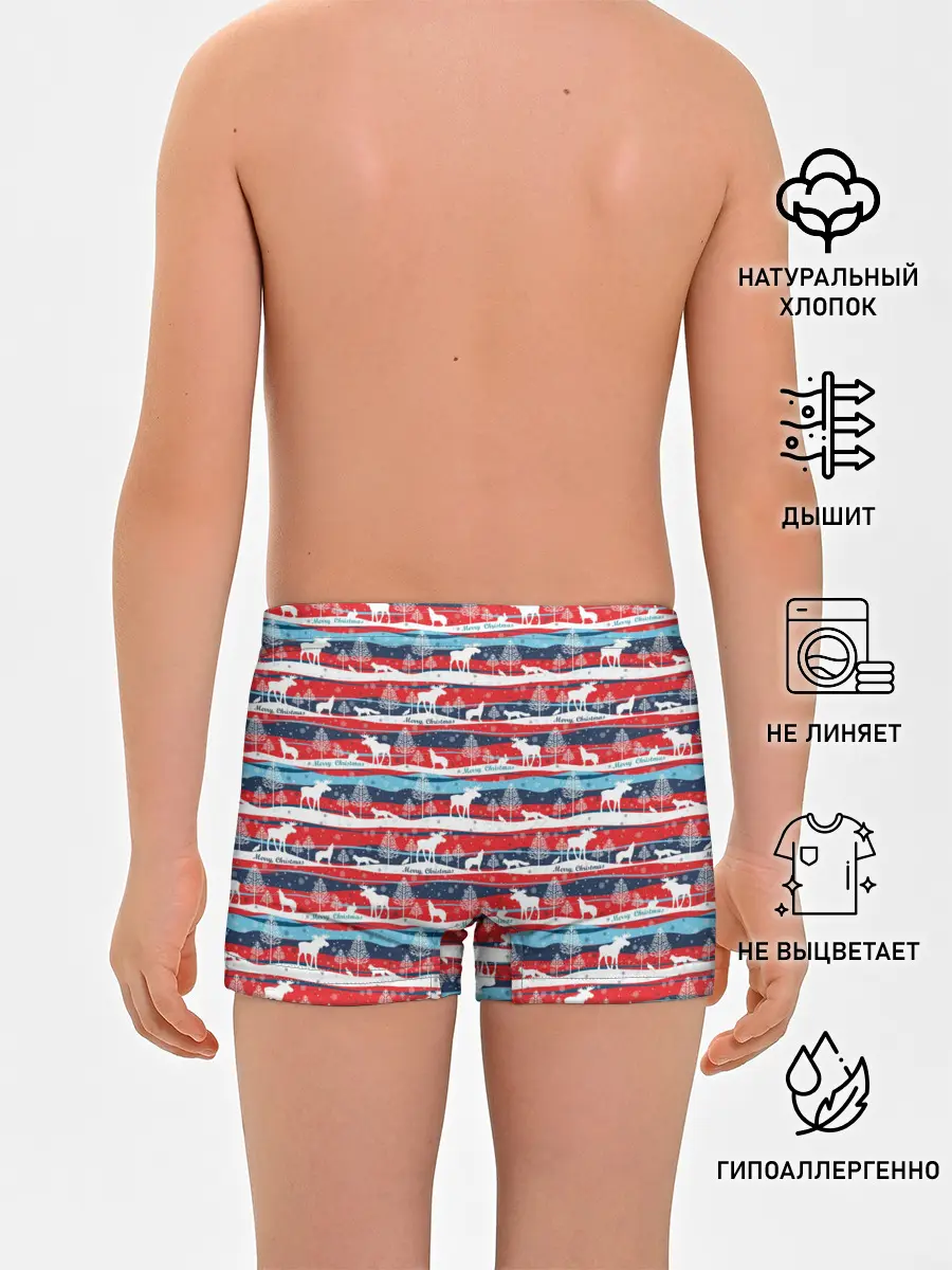 Трусы для мальчиков / Merry Christmas