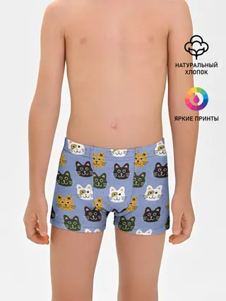 Трусы для мальчиков / Котики