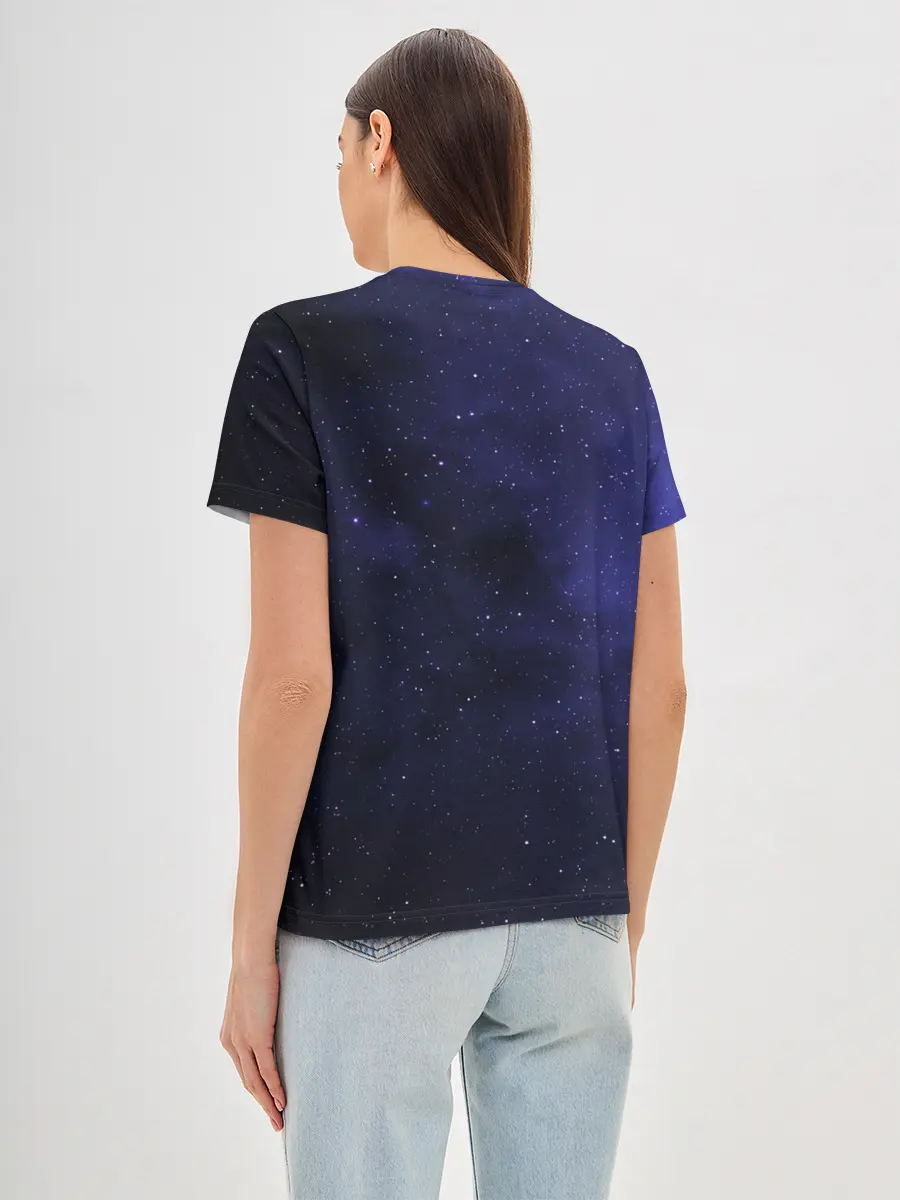 Женская базовая футболка / Космос