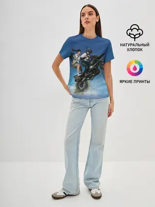 Женская базовая футболка / PUBG