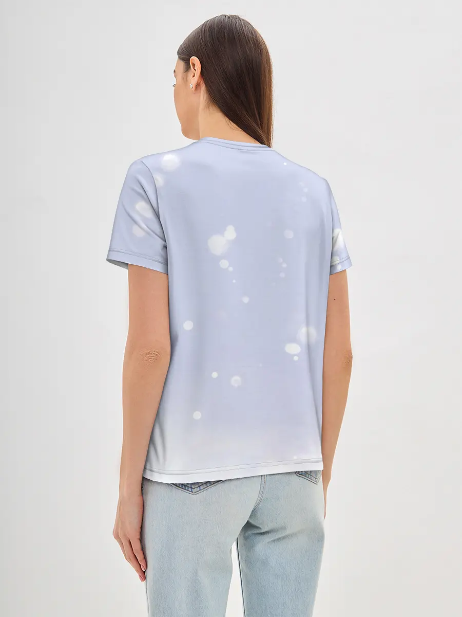 Женская базовая футболка / Hatsune Miku. Winter