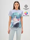 Женская базовая футболка / Hatsune Miku. Winter