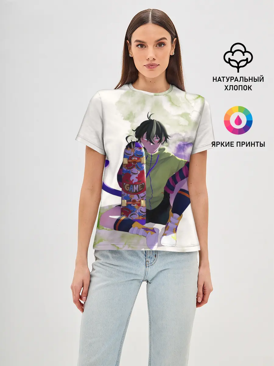 Женская базовая футболка / SK8 the Infinity