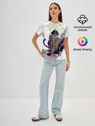 Женская базовая футболка / SK8 the Infinity