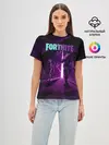 Женская базовая футболка / fortnite