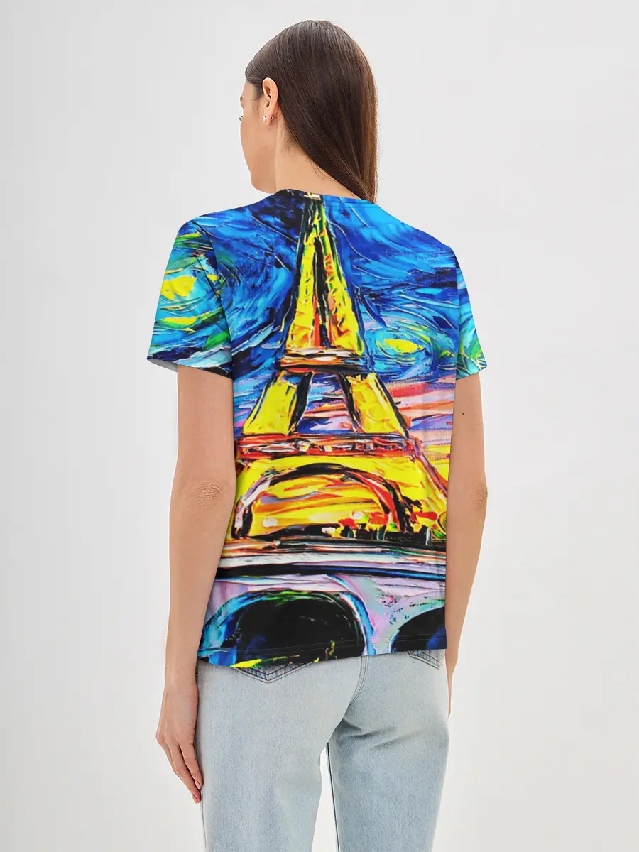 Женская базовая футболка / ФРАНЦИЯ ВАНГОГ