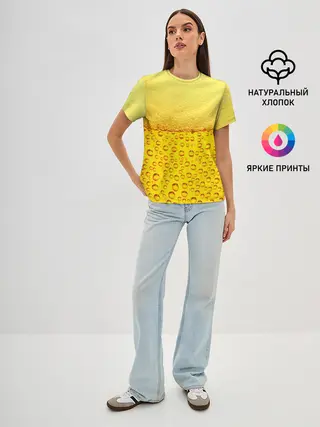 Женская базовая футболка / ПИВО