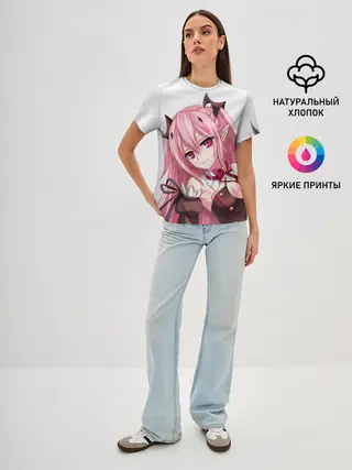 Женская базовая футболка / Крул Цепеш