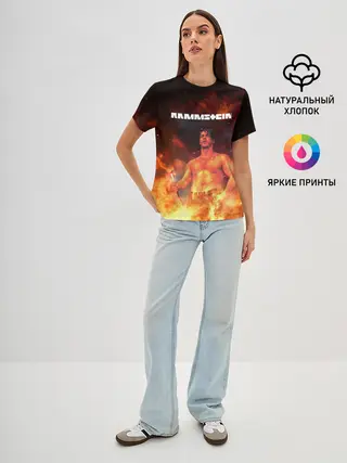 Женская базовая футболка / RAMMSTEIN | РАМШТАЙН