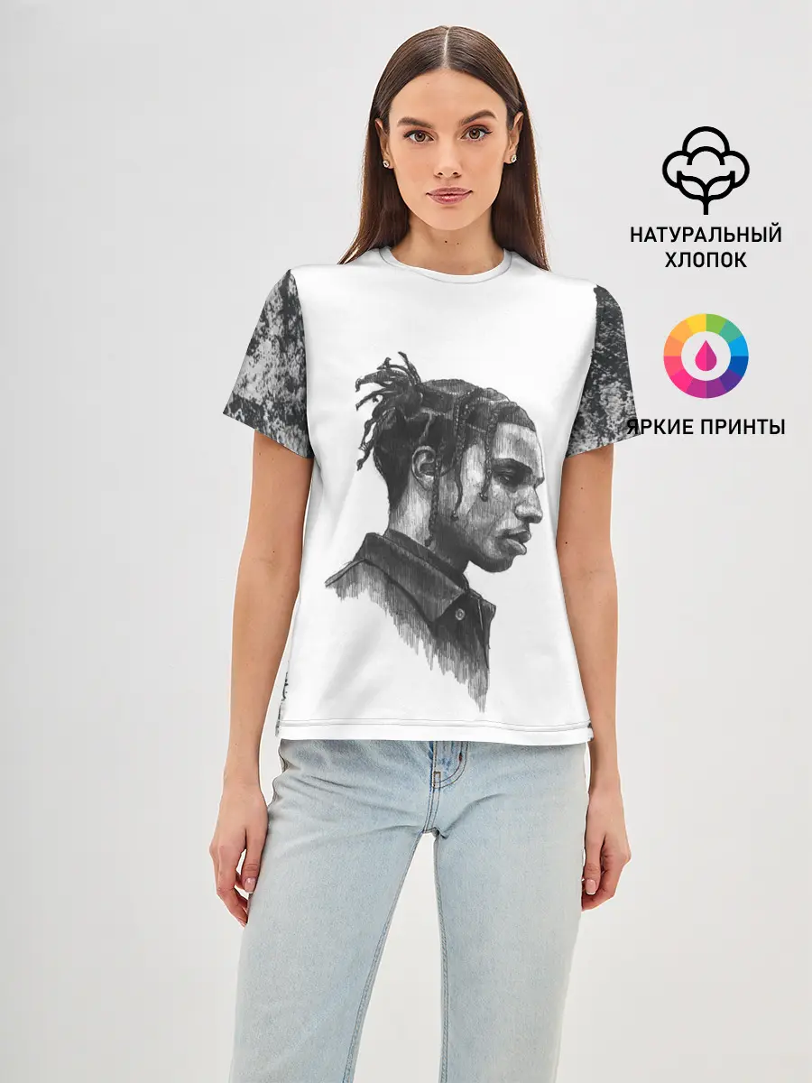Женская базовая футболка / ASAP ROCKY | АСАП