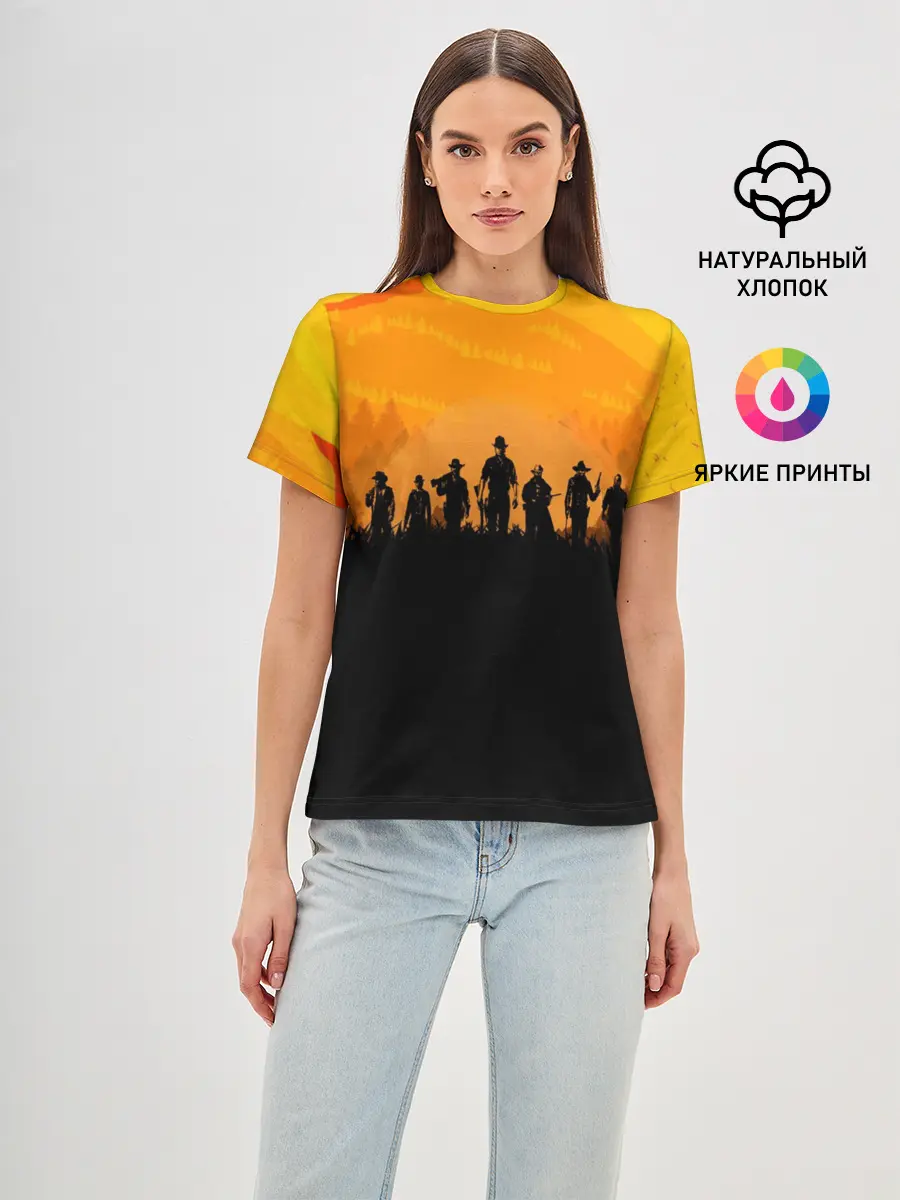 Женская базовая футболка / RED DEAD REDEMPTION