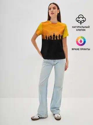 Женская базовая футболка / RED DEAD REDEMPTION