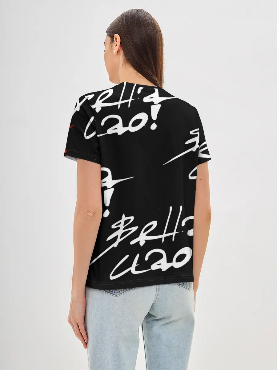 Женская базовая футболка / Бумажный дом, Белла чао