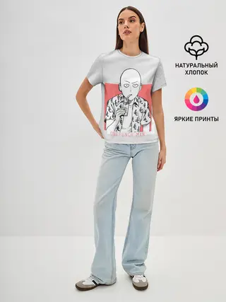 Женская базовая футболка / Saitama