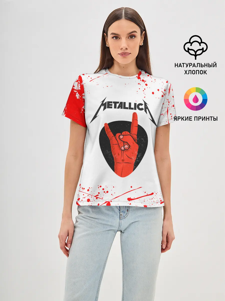 Женская базовая футболка / METALLICA
