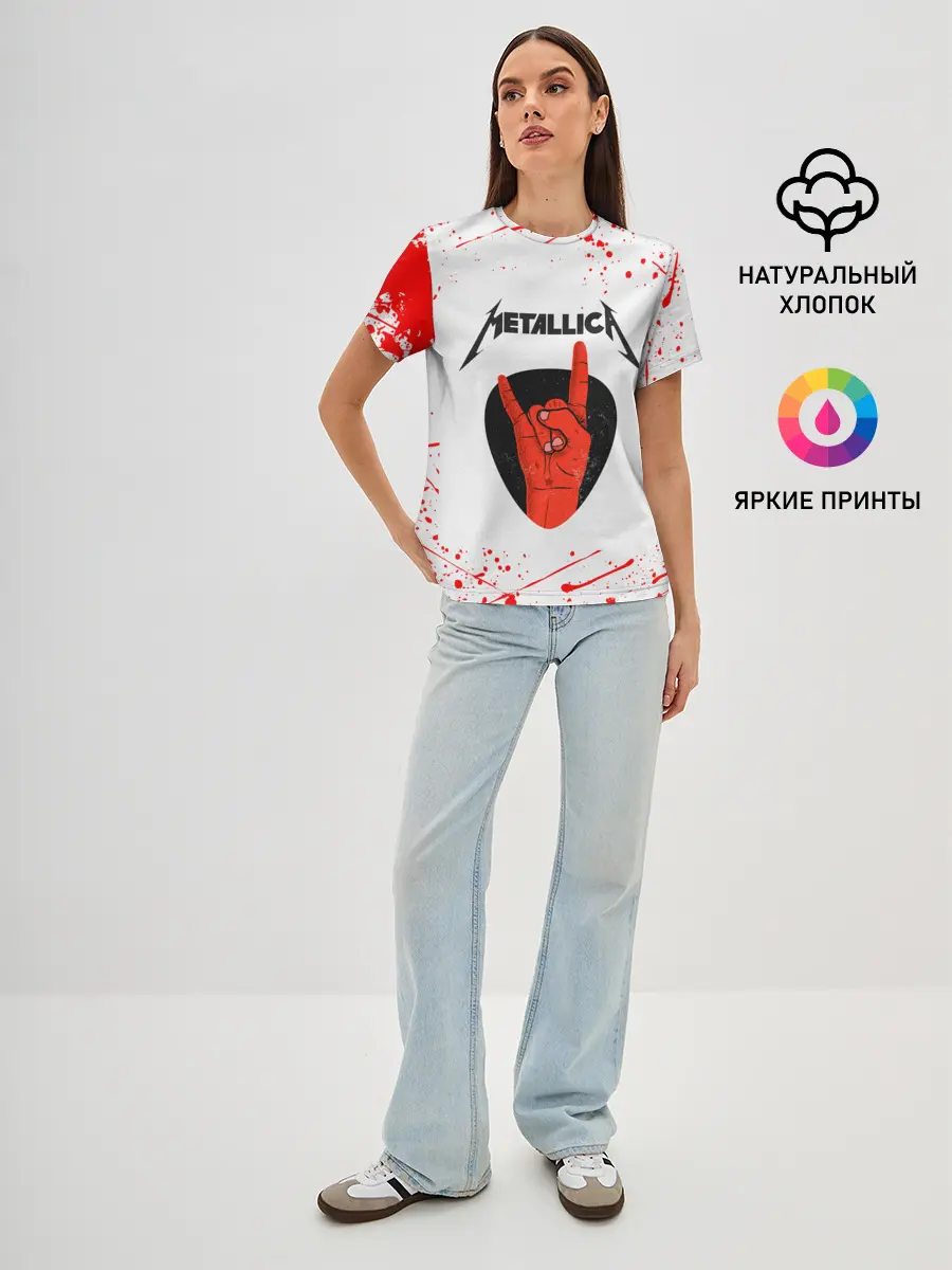 Женская базовая футболка / METALLICA