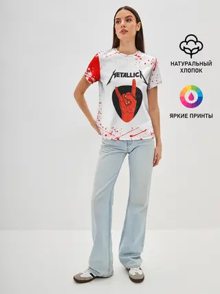 Женская базовая футболка / METALLICA
