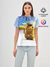 Женская базовая футболка / Pikachu Detective
