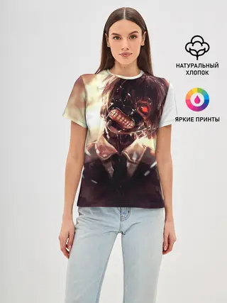 Женская базовая футболка / Tokyo Ghoul