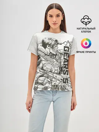 Женская базовая футболка / Gears 5