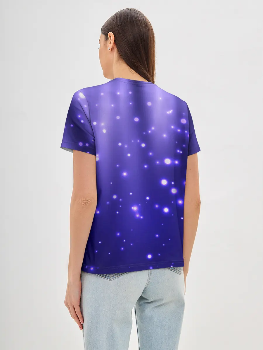 Женская базовая футболка / Мерцающие Светлячки