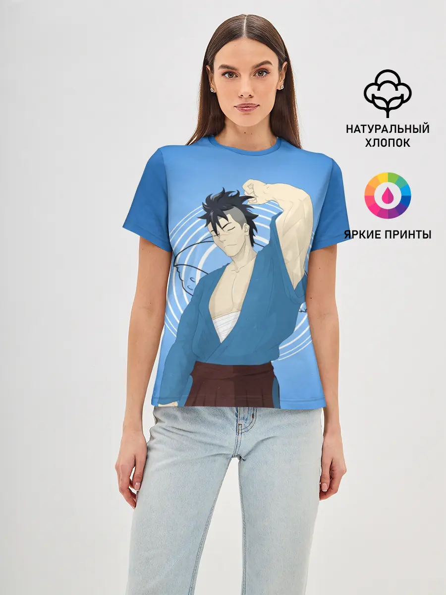 Женская базовая футболка / Food wars Shokugeki no Soma