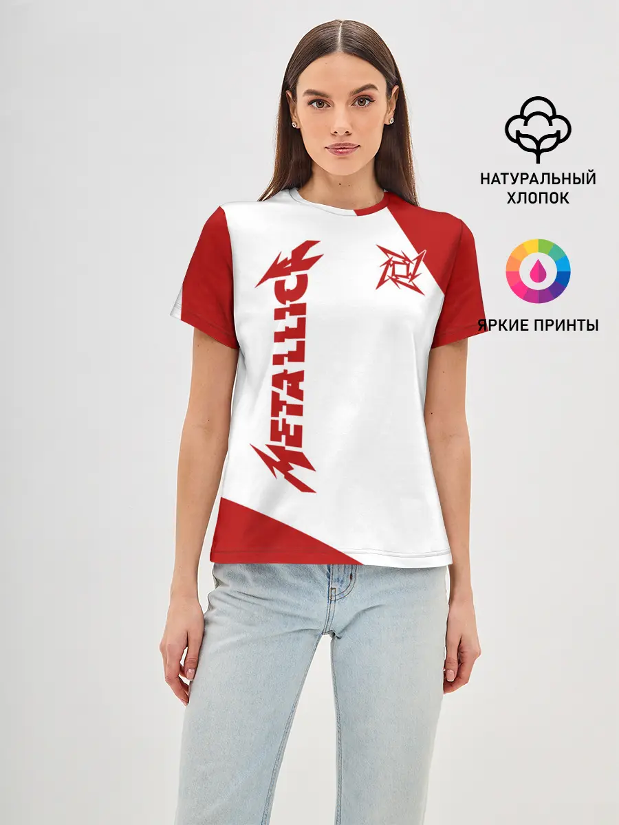 Женская базовая футболка / Metallica