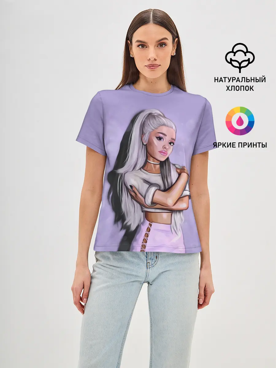 Женская базовая футболка / Ariana Grande