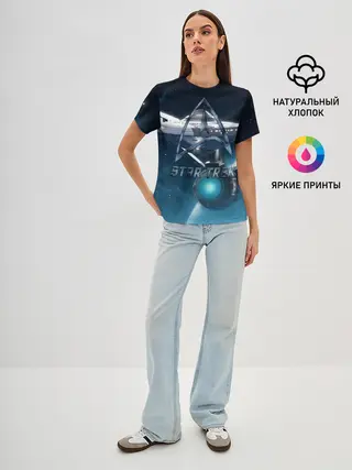 Женская базовая футболка / Star Trek