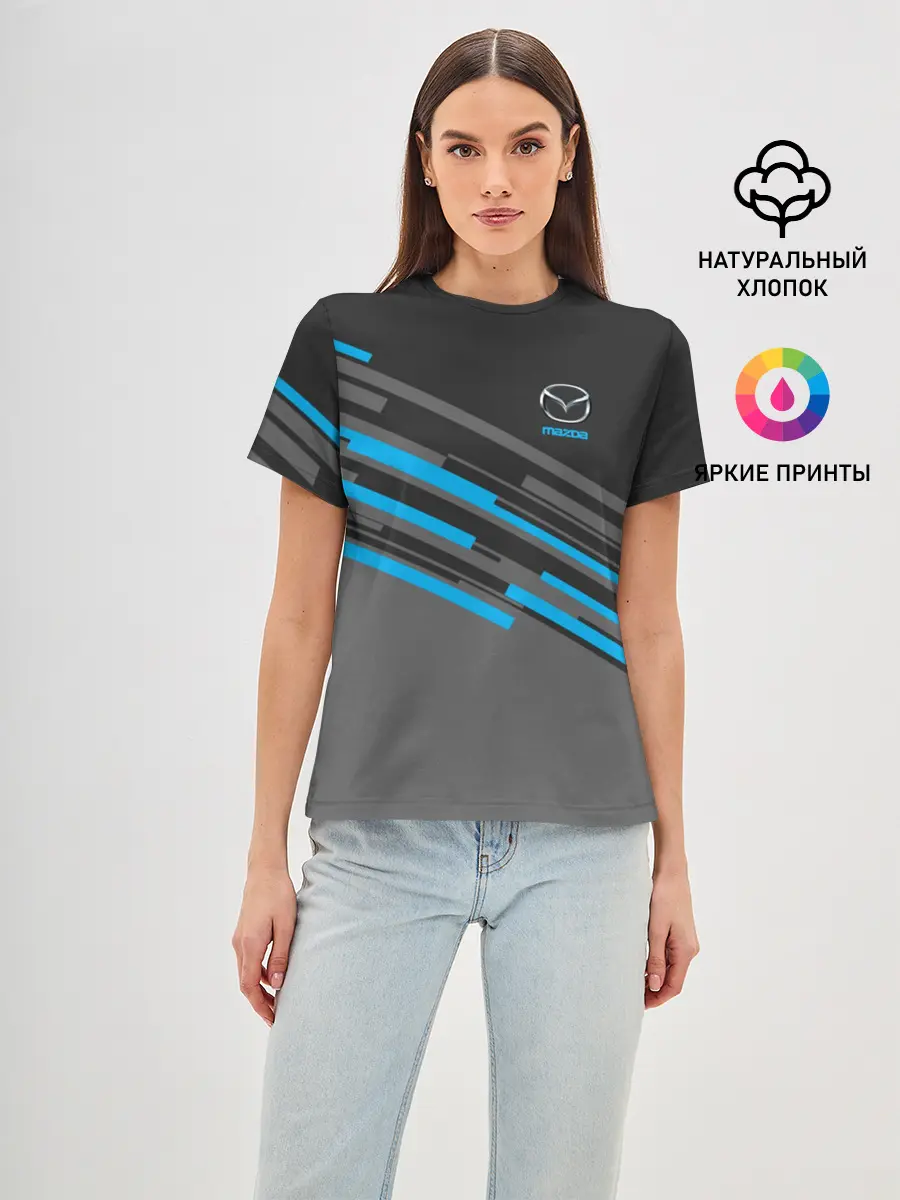 Женская базовая футболка / MAZDA SPORT