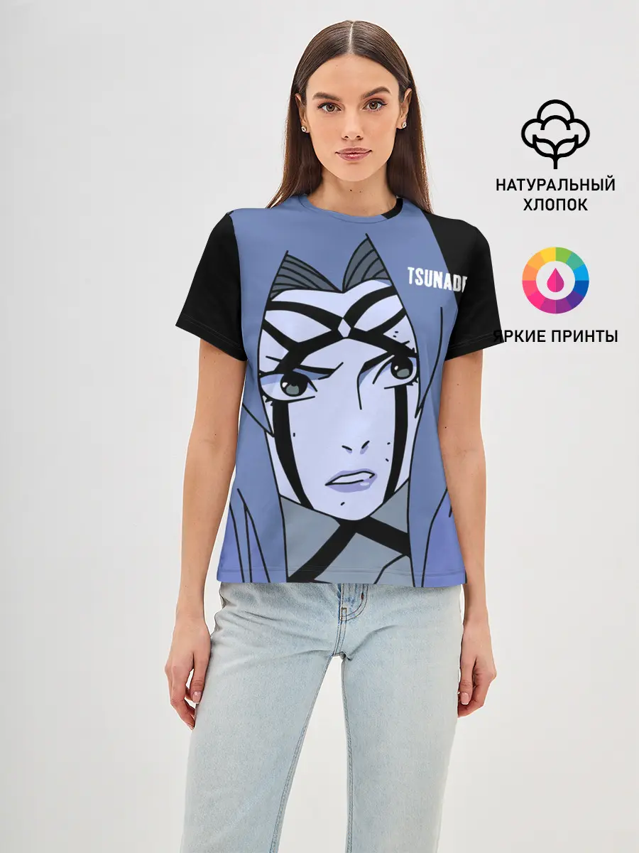 Женская базовая футболка / Цунаде