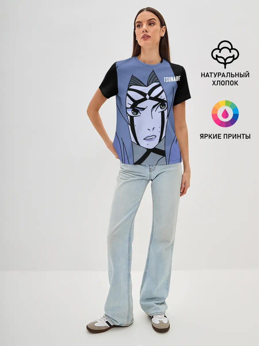 Женская базовая футболка / Цунаде