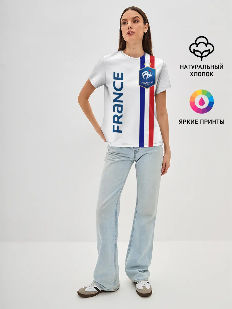Женская базовая футболка / СБОРНАЯ ФРАНЦИЯ