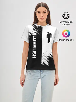 Женская базовая футболка / BILLIE EILISH / БИЛЛИ АЙЛИШ