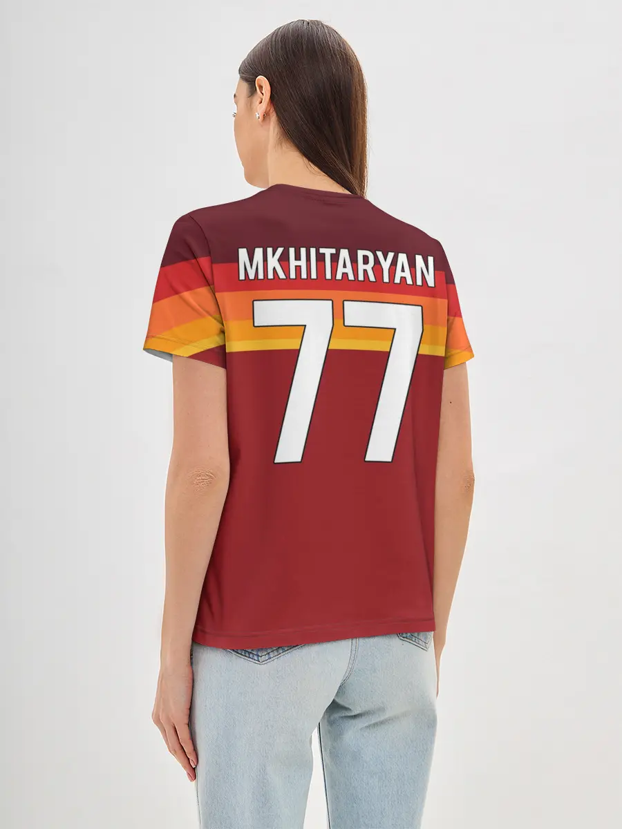 Женская базовая футболка / Мхитарян | футболка Рома
