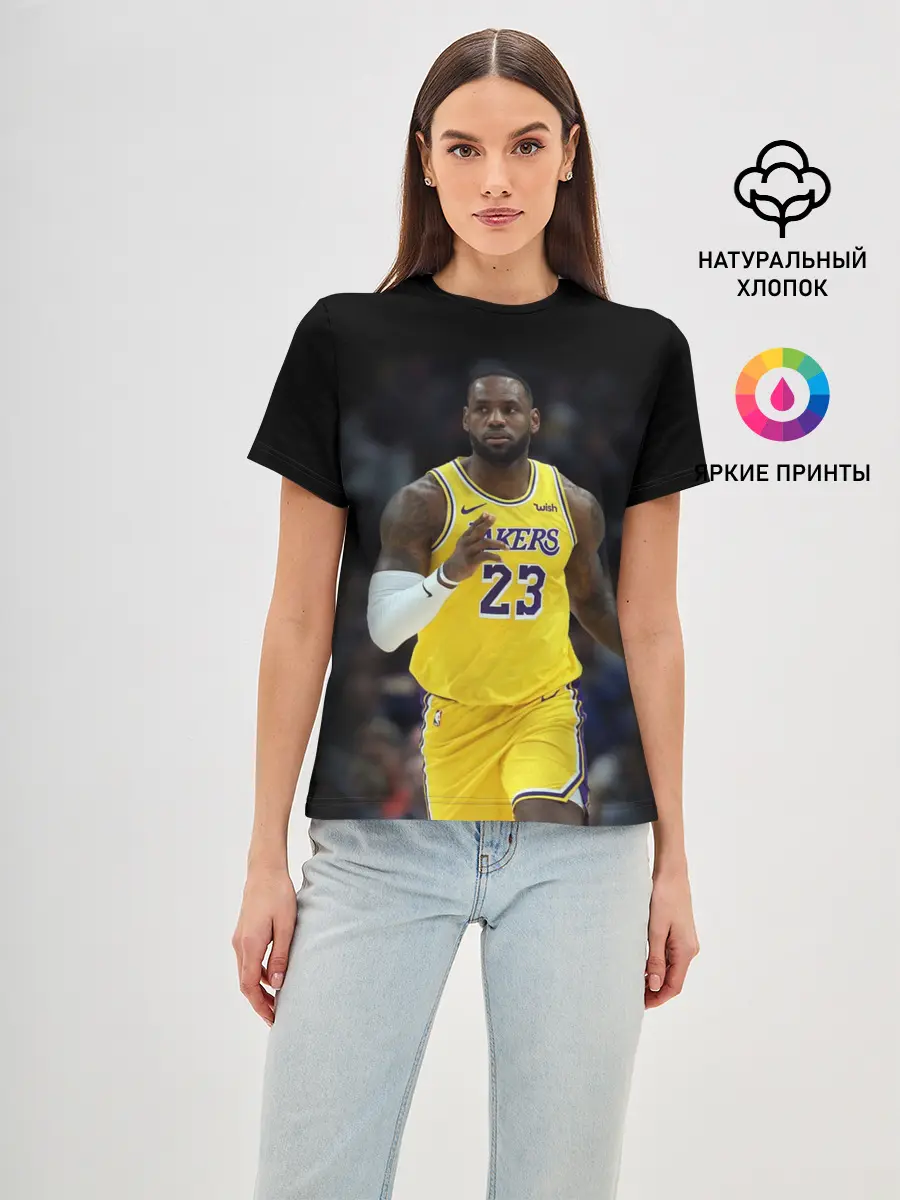 Женская базовая футболка / Леброн Джеймс