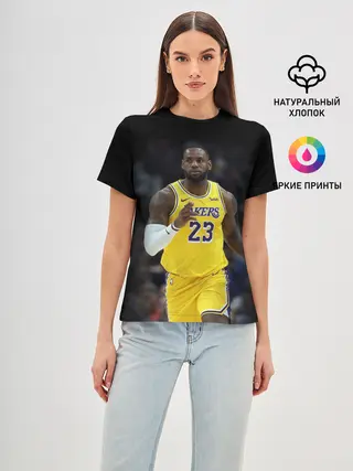 Женская базовая футболка / Леброн Джеймс