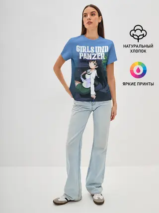 Женская базовая футболка / Girls und Panzer