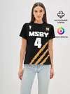 Женская базовая футболка / 4 | MSBY | BLACK JACKALS