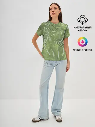 Женская базовая футболка / Я из джунглей