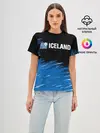 Женская базовая футболка / KSI ICELAND.