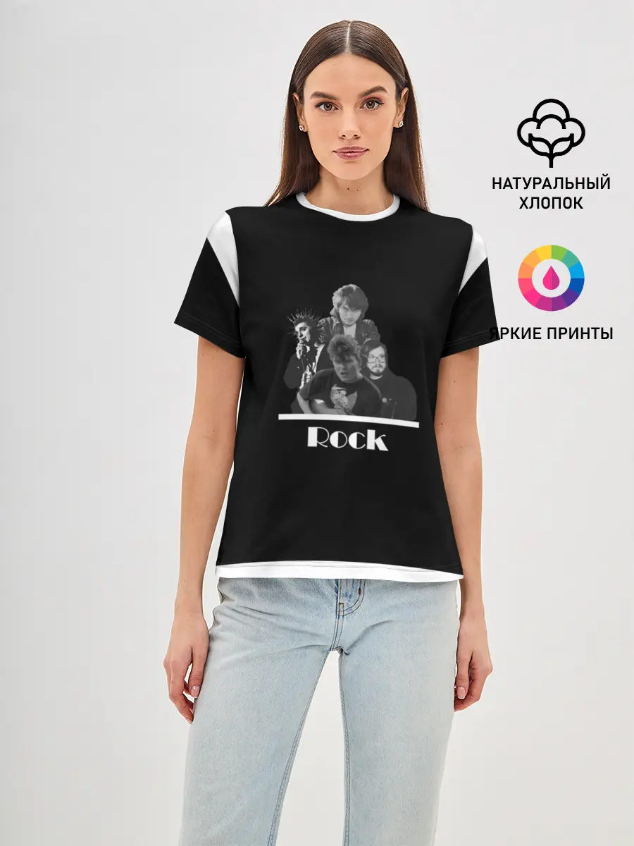 Женская базовая футболка / Классика Русского рока