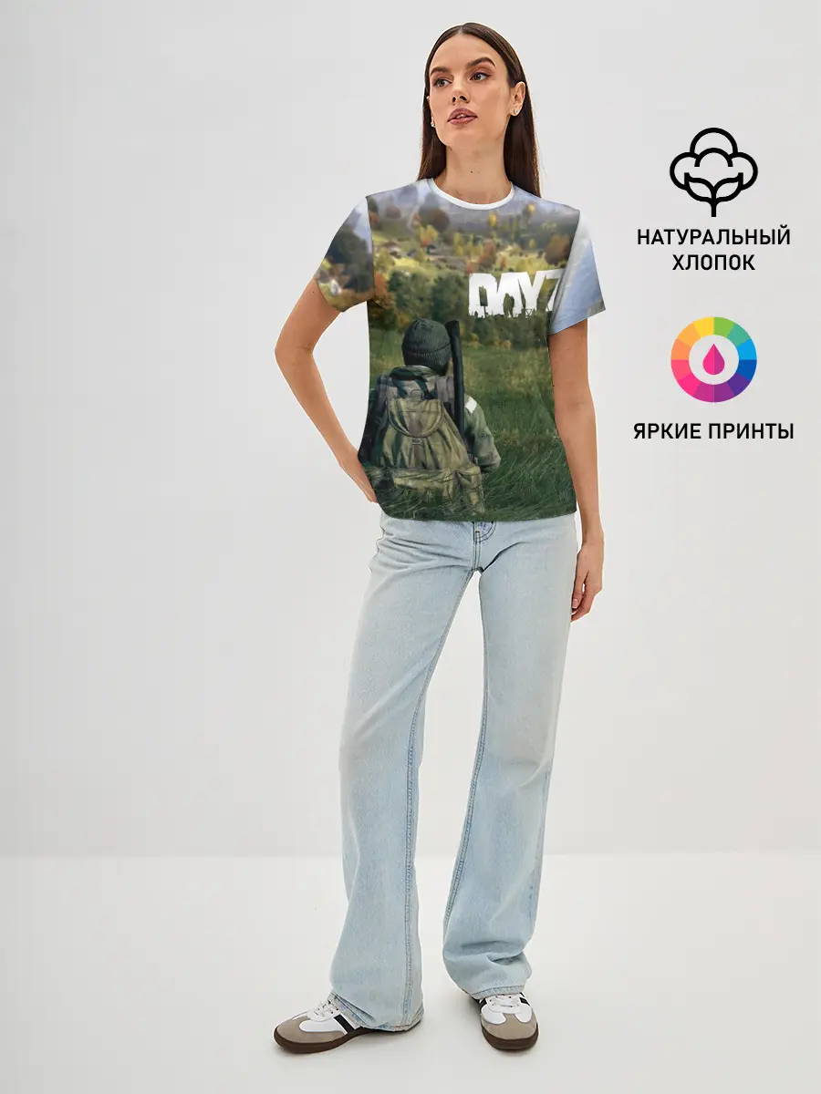 Женская базовая футболка / DayZ
