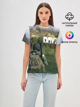 Женская базовая футболка / DayZ