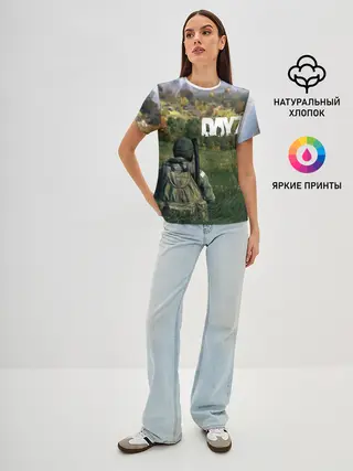 Женская базовая футболка / DayZ