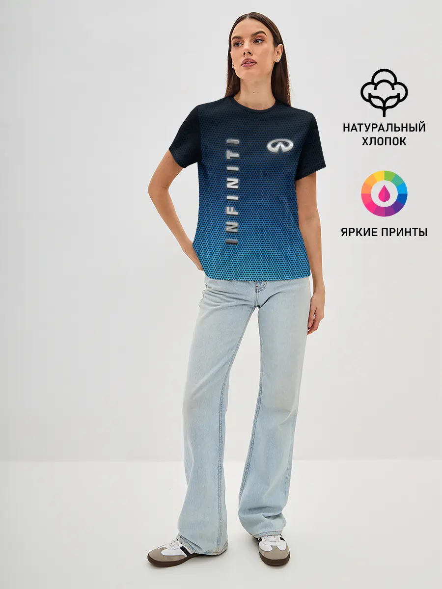 Женская базовая футболка / INFINITI